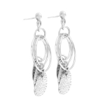 Pure silver handcrafted top design high fashion earrings